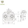 GL-15158 Roller de cortina del lado del camión para vía de aluminio